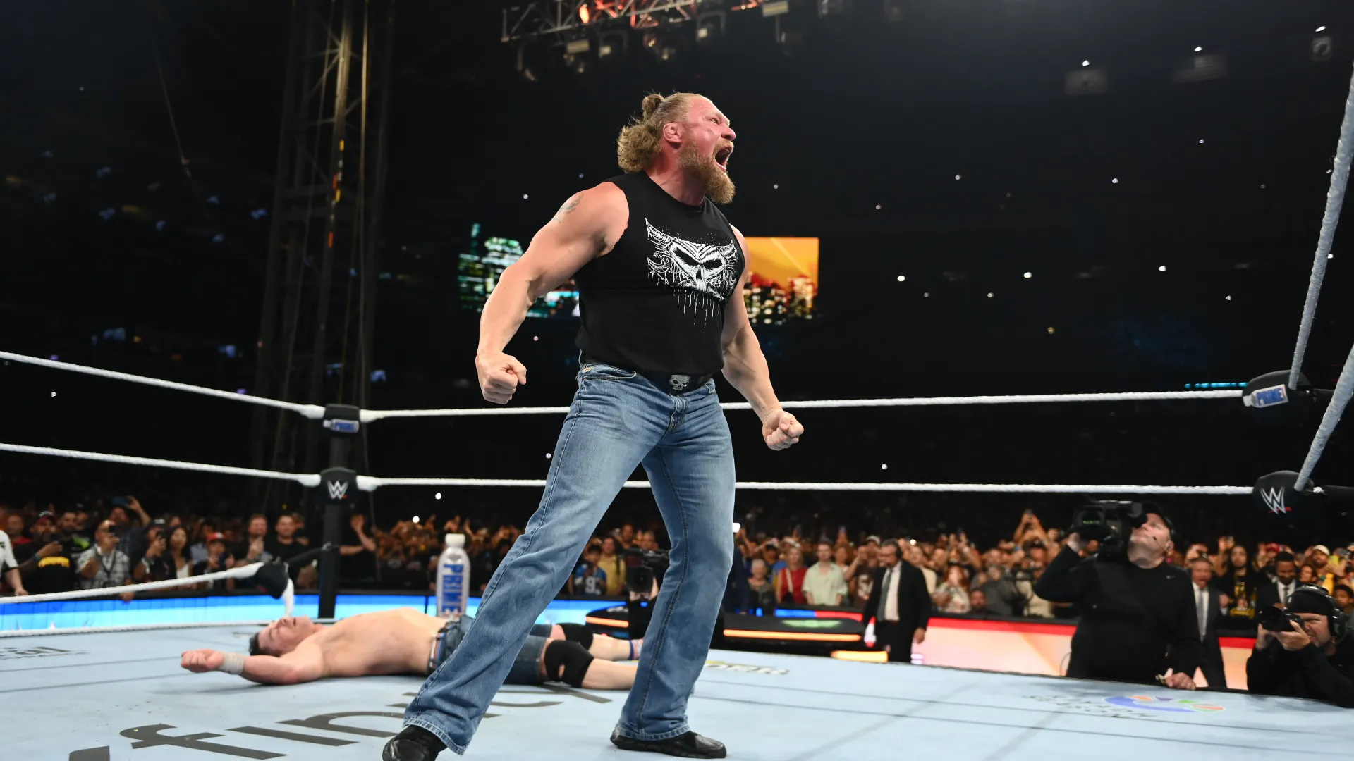 Brock Lesnar non lottava da due anni, da Summerslam 2023