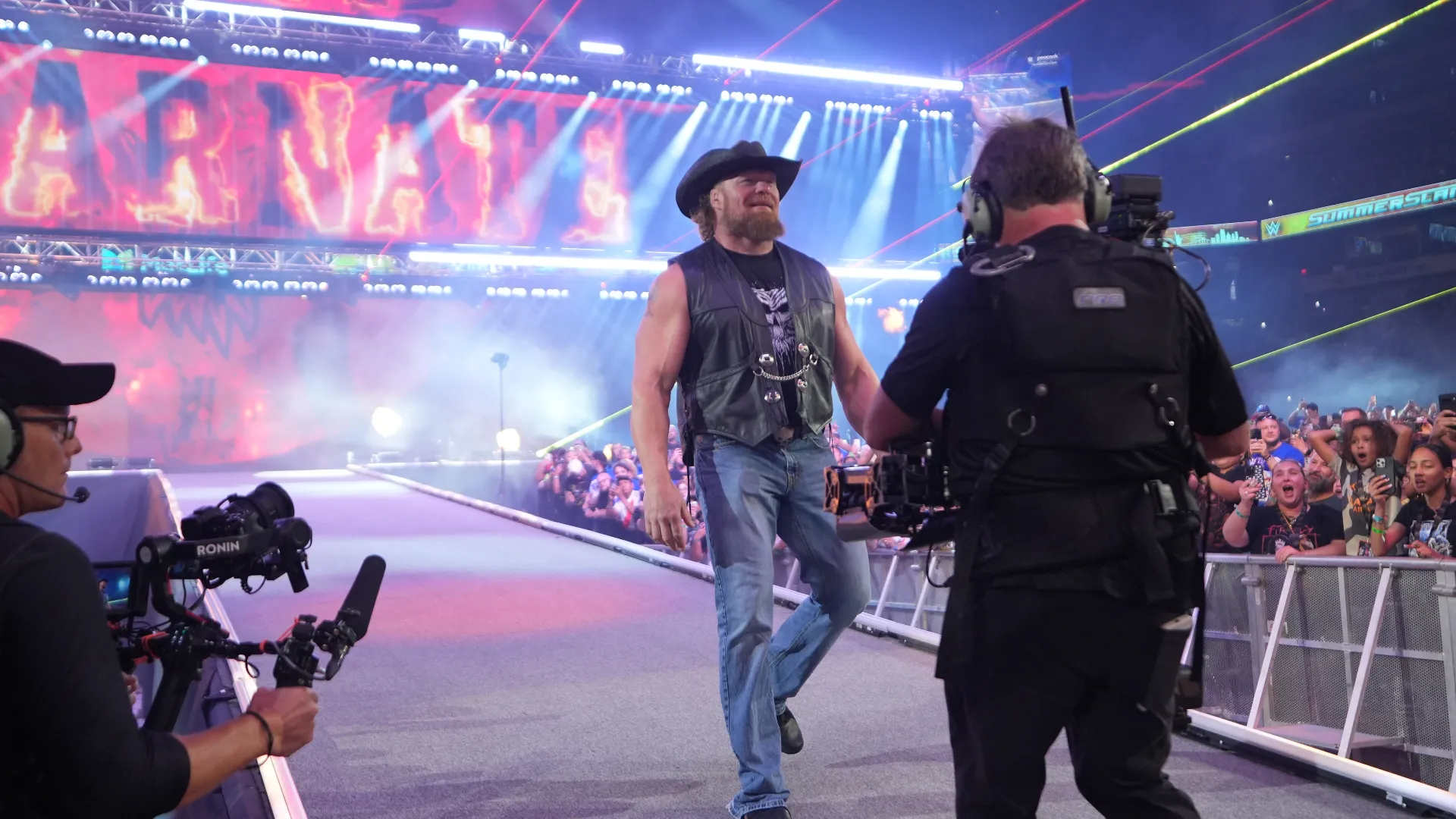 Lesnar ha ricevuto una enorme reazione da parte del pubblico in New Jersey
