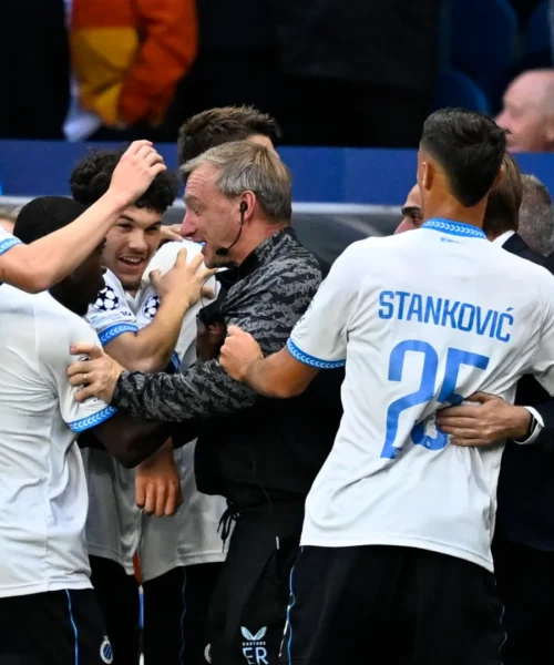 Playoff Champions League: colpo del Brugge a Glasgow, Stella Rossa e Ferencvaros ko