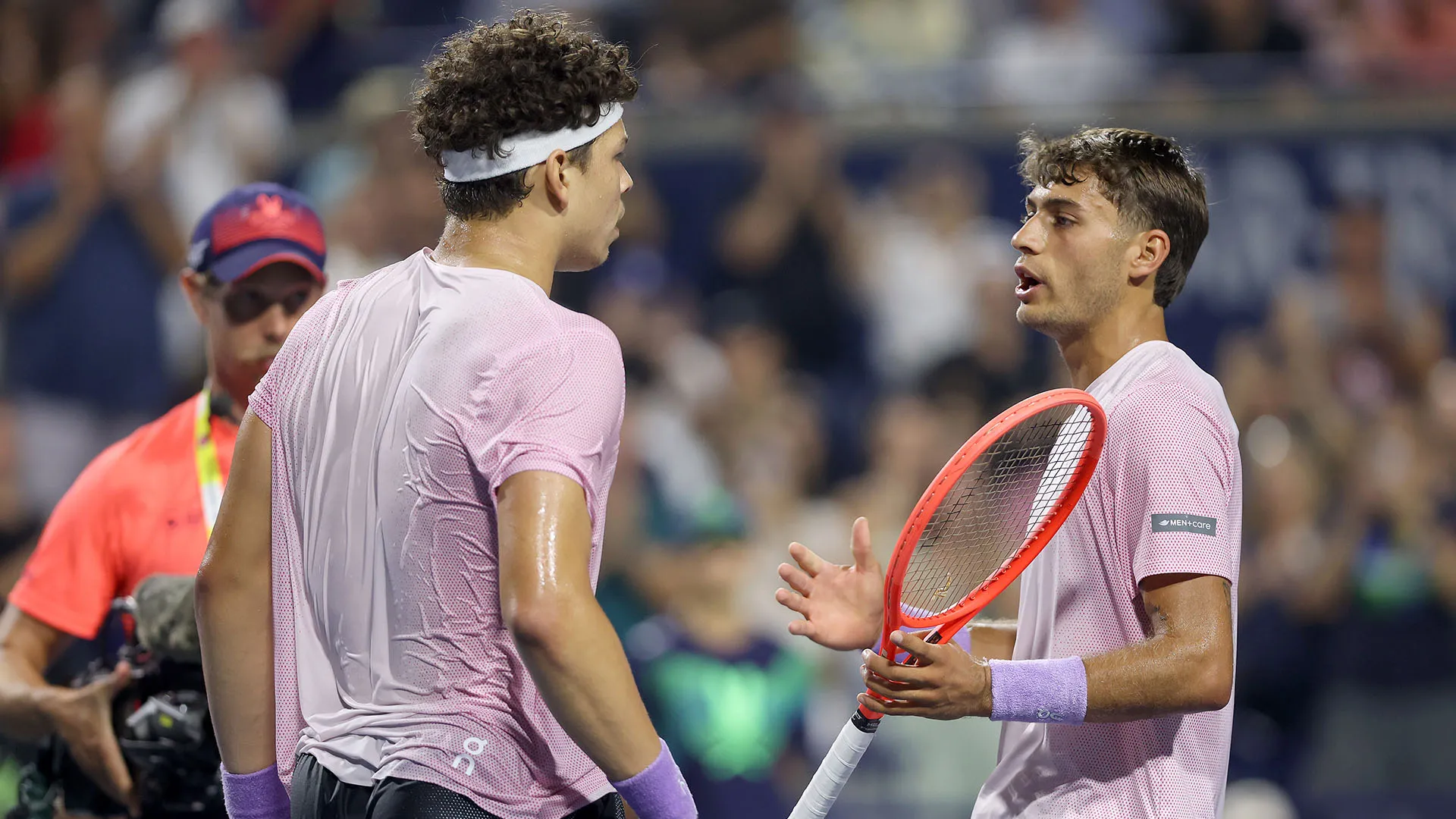 L'italiano e lo statunitense si sono affrontati al termine del match del torneo di Toronto