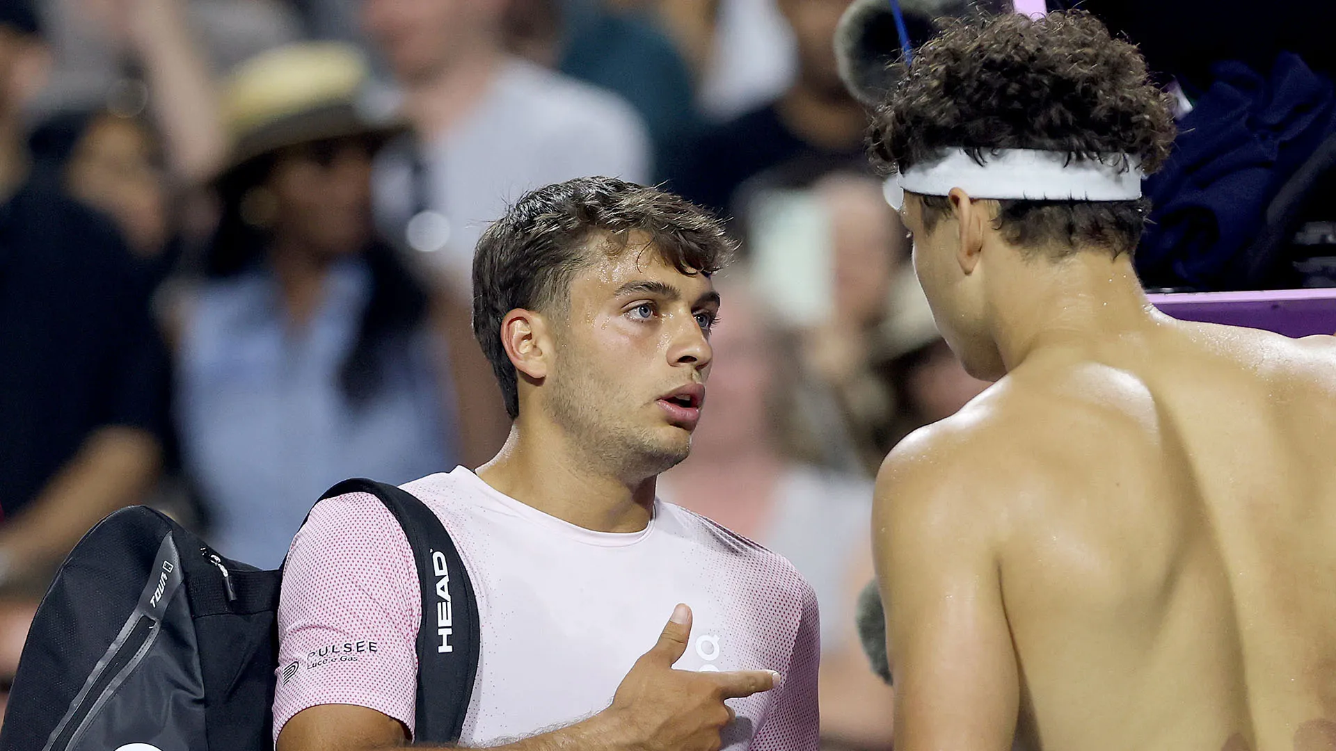 "Ha fatto un gesto durante il tie-break e gli ho chiesto a chi fosse rivolto"