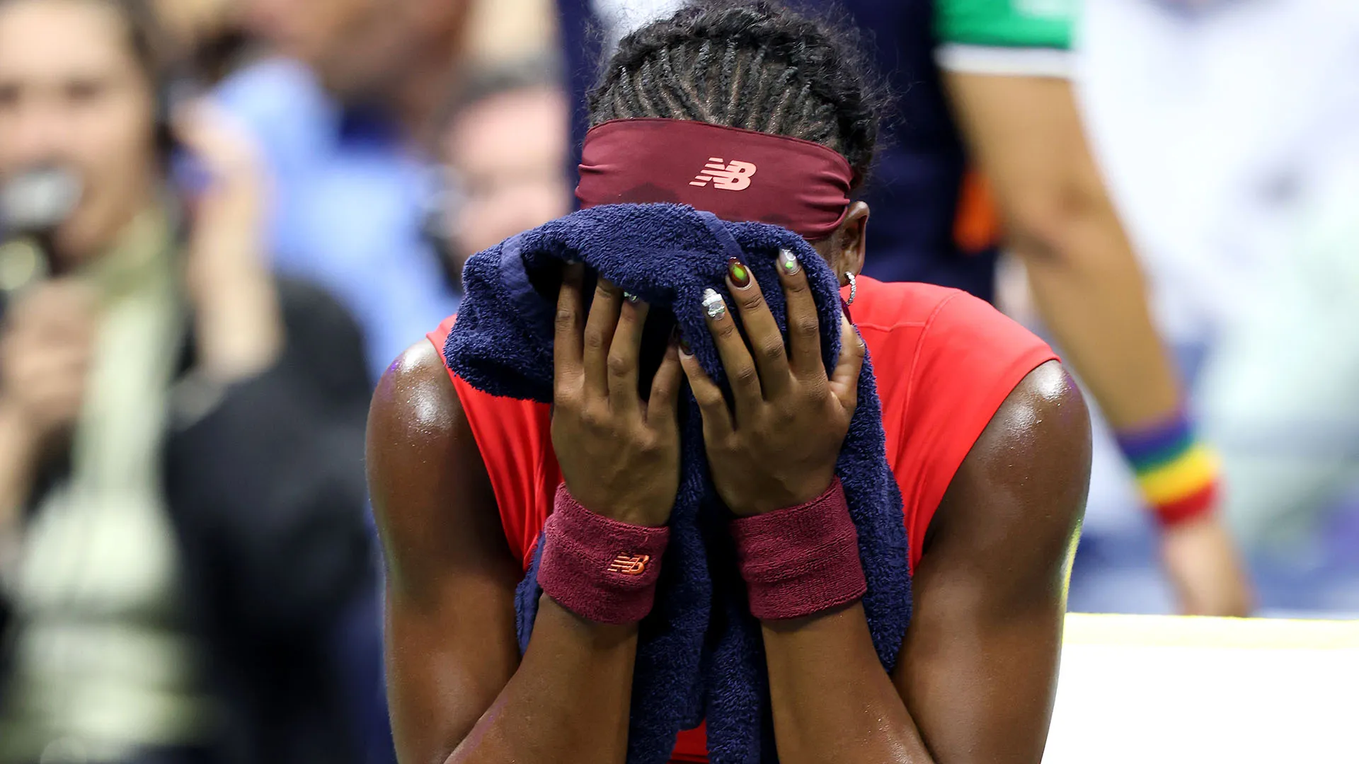 La tennista statunitense non è riuscita a nascondere la sua tensione nel corso del match degli US Open contro Donna Vekic