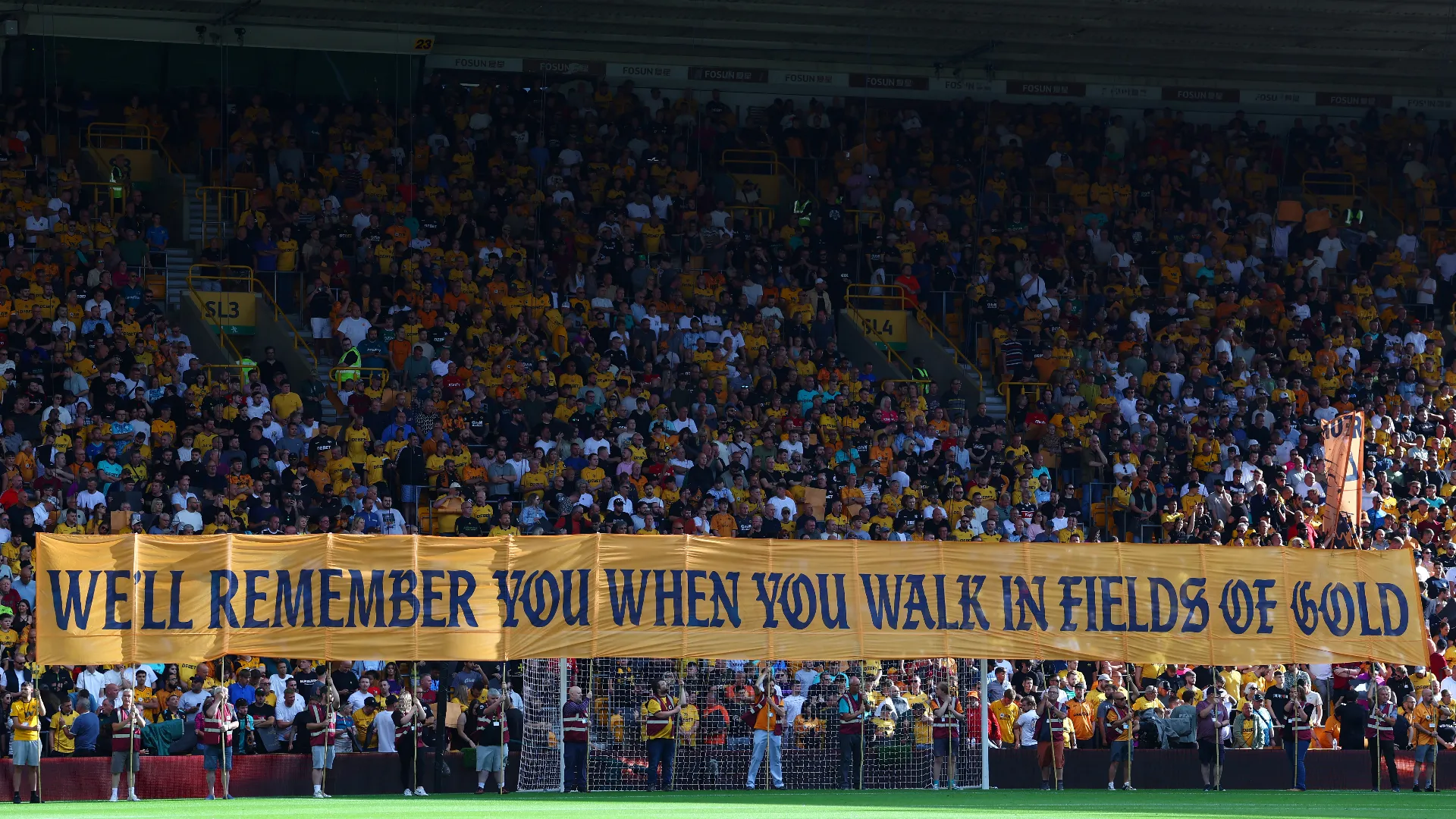Uno splendido omaggio a Diogo Jota, che ha giocato anche nel Wolverhampton nella sua carriera
