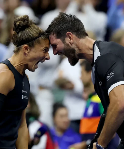 Errani-Vavassori: gioia incontenibile e super montepremi. Immagini