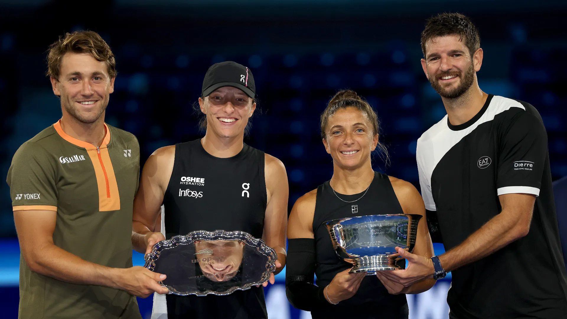 Per la coppia azzurra è il quarto titolo di doppio misto conquistato insieme, e il terzo in un torneo del Grande Slam