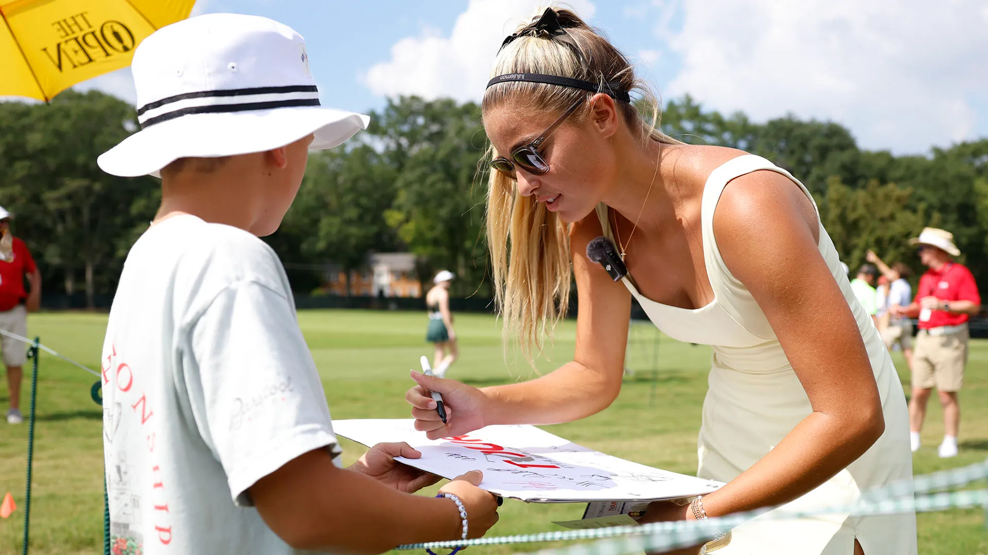 Gabriella spera di diventare presto golfista professionista e di competere nell'LPGA Tour