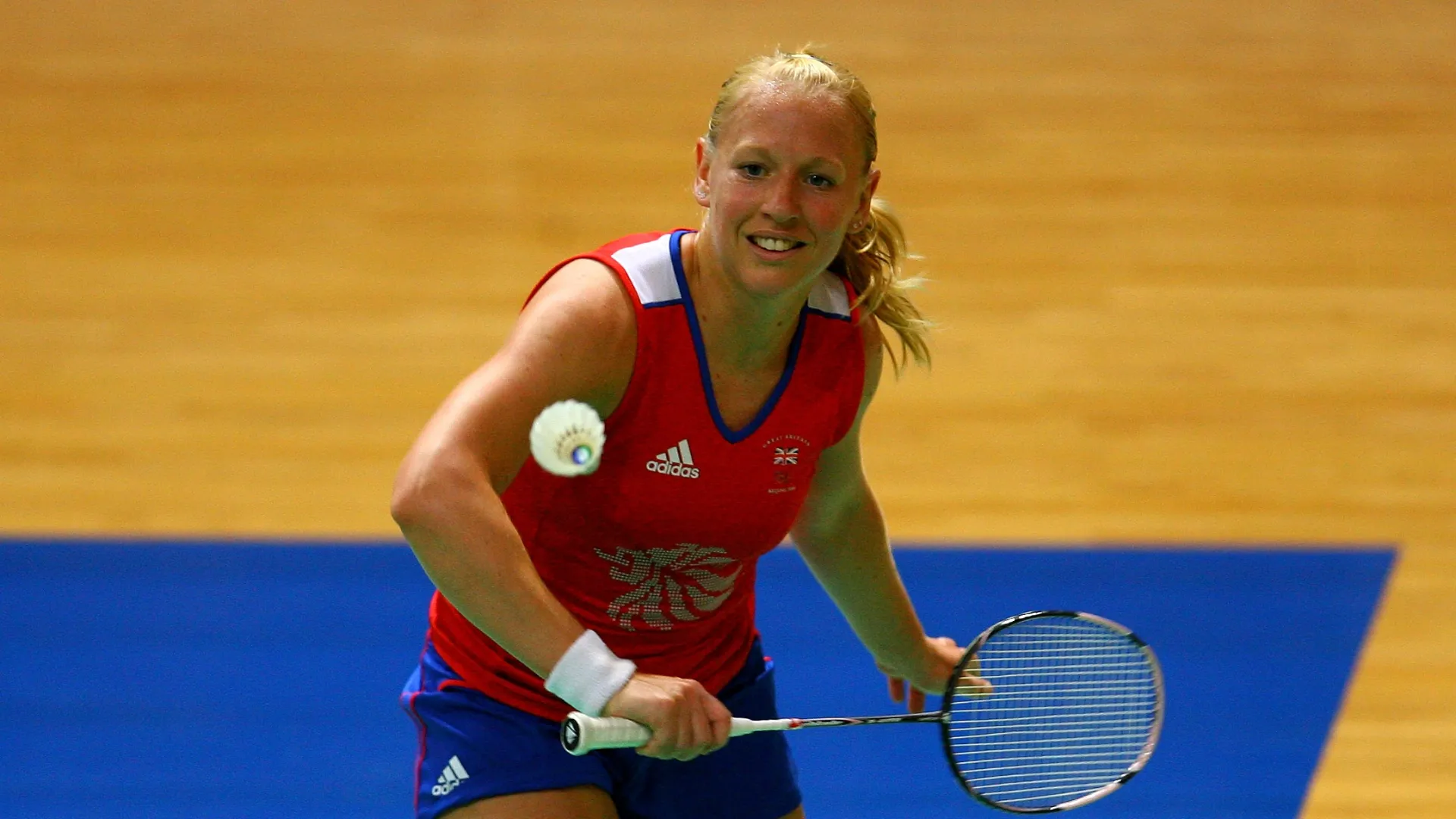 Dopo una splendida carriera nel badminton, Gail Emms ha deciso di sperimentare il pickleball 
