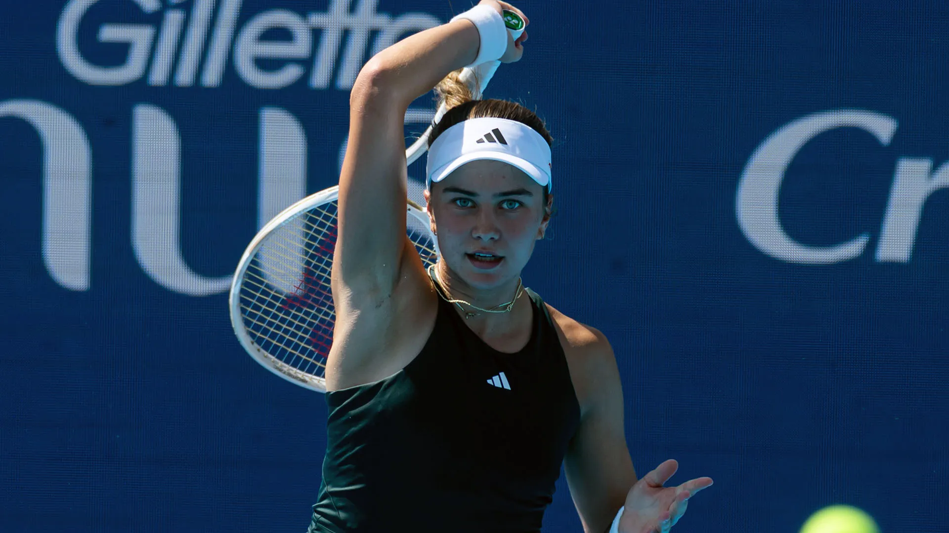 Iva Jovic, 17 anni, ha stupito tutti arrivando ai sedicesimi di finale del torneo
