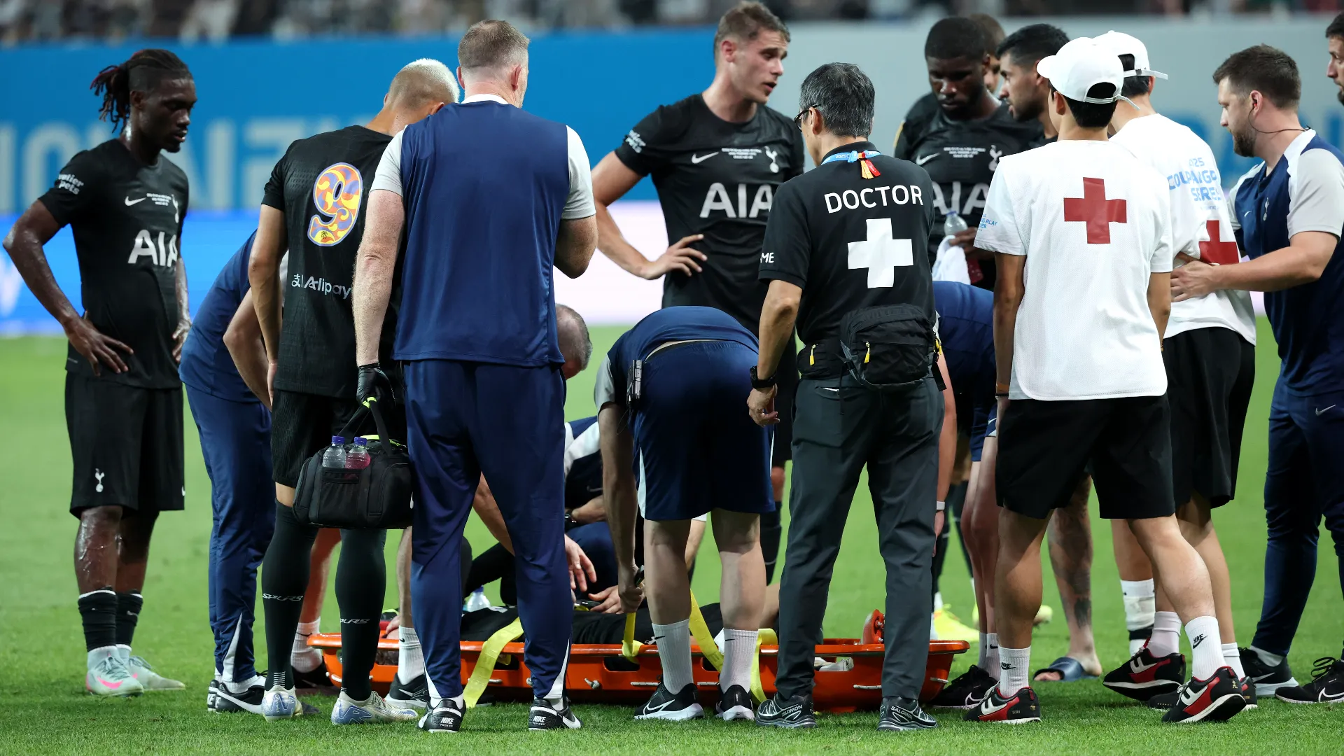 "Sembra molto grave, vedremo cosa diranno gli esami" ha detto l'allenatore del Tottenham Thomas Frank

