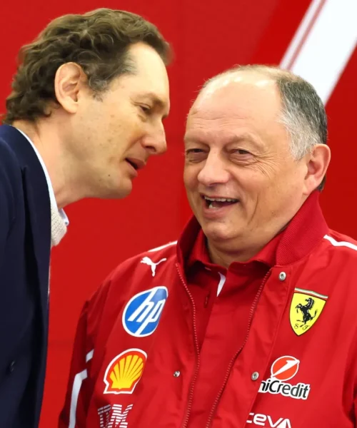 Ferrari, John Elkann spiega il rinnovo di Frederic Vasseur