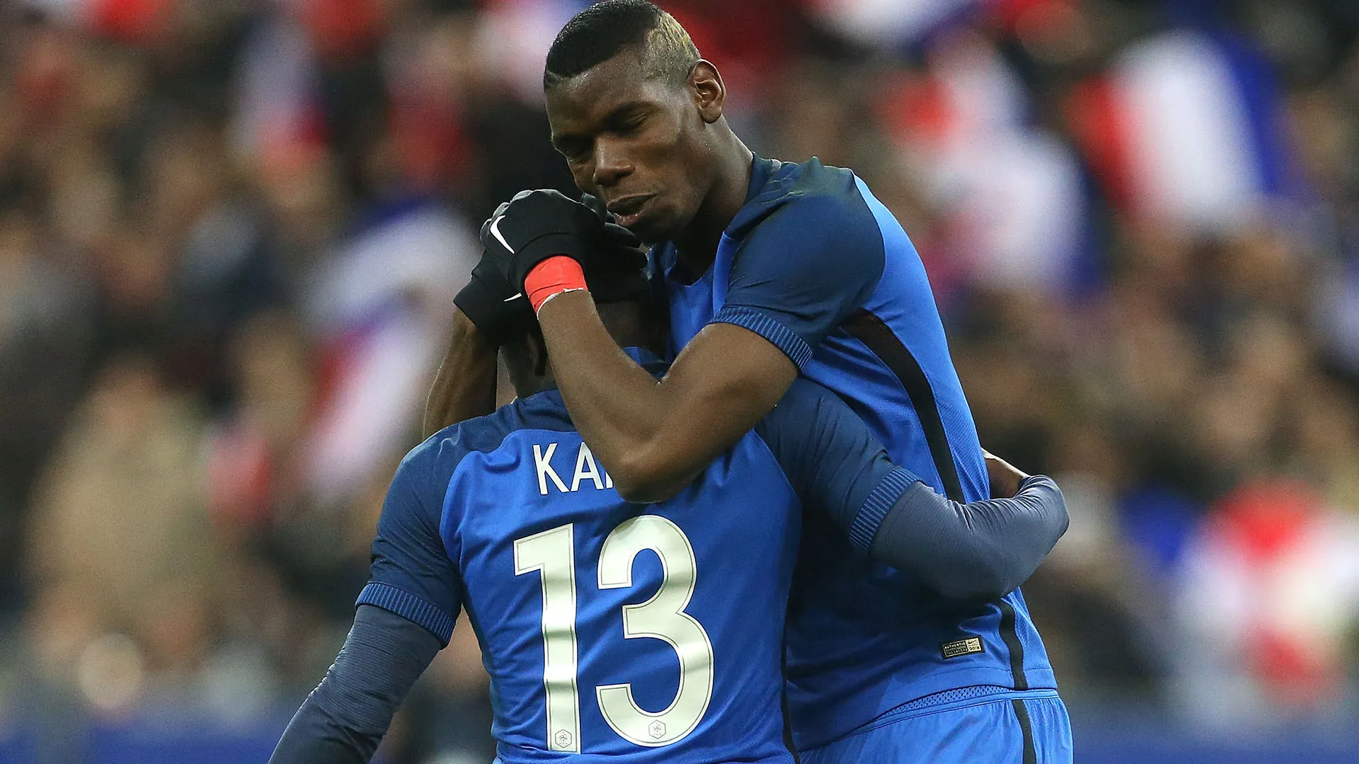 Pogba e Kanté hanno giocato insieme 40 partite con la maglia della Francia Francia