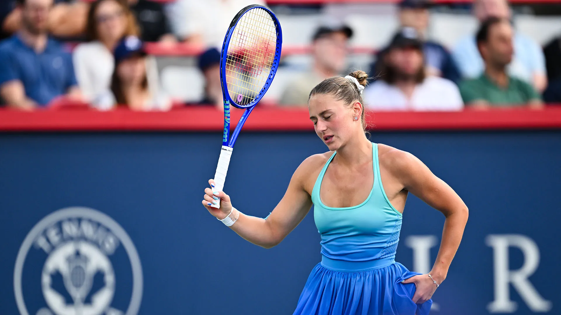 Troppa la delusione per Marta Kostyuk, che ha lasciato il campo in lacrime
