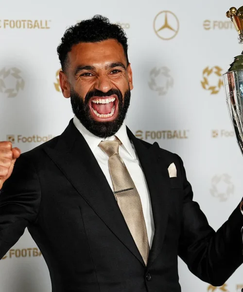 Un Mohamed Salah così contento si è visto raramente: le foto