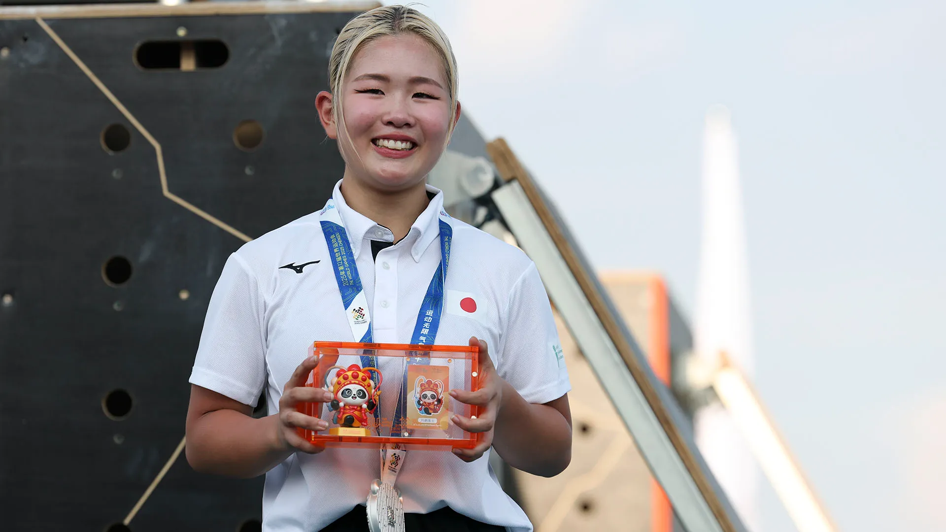 Nagai ha conquistato un argento anche ai Mondiali di Parkour del 2024 a Kitakyushu