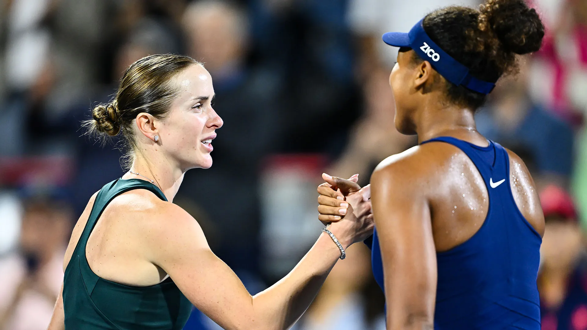 6-2 6-2 il punteggio finale della sfida: Naomi Osaka ha trionfato in un'ora e otto minuti