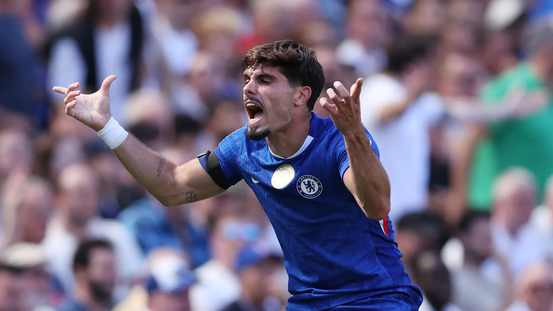 Il campione del Chelsea ha perso il controllo durante la partita contro il Crystal Palace
