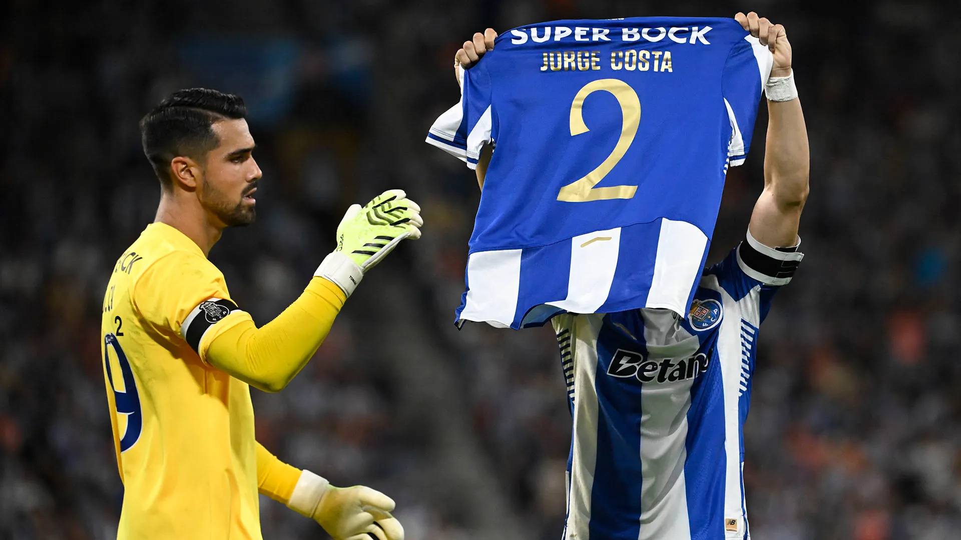 Anche Diogo Costa si è congratulato con il compagno per il bel gesto