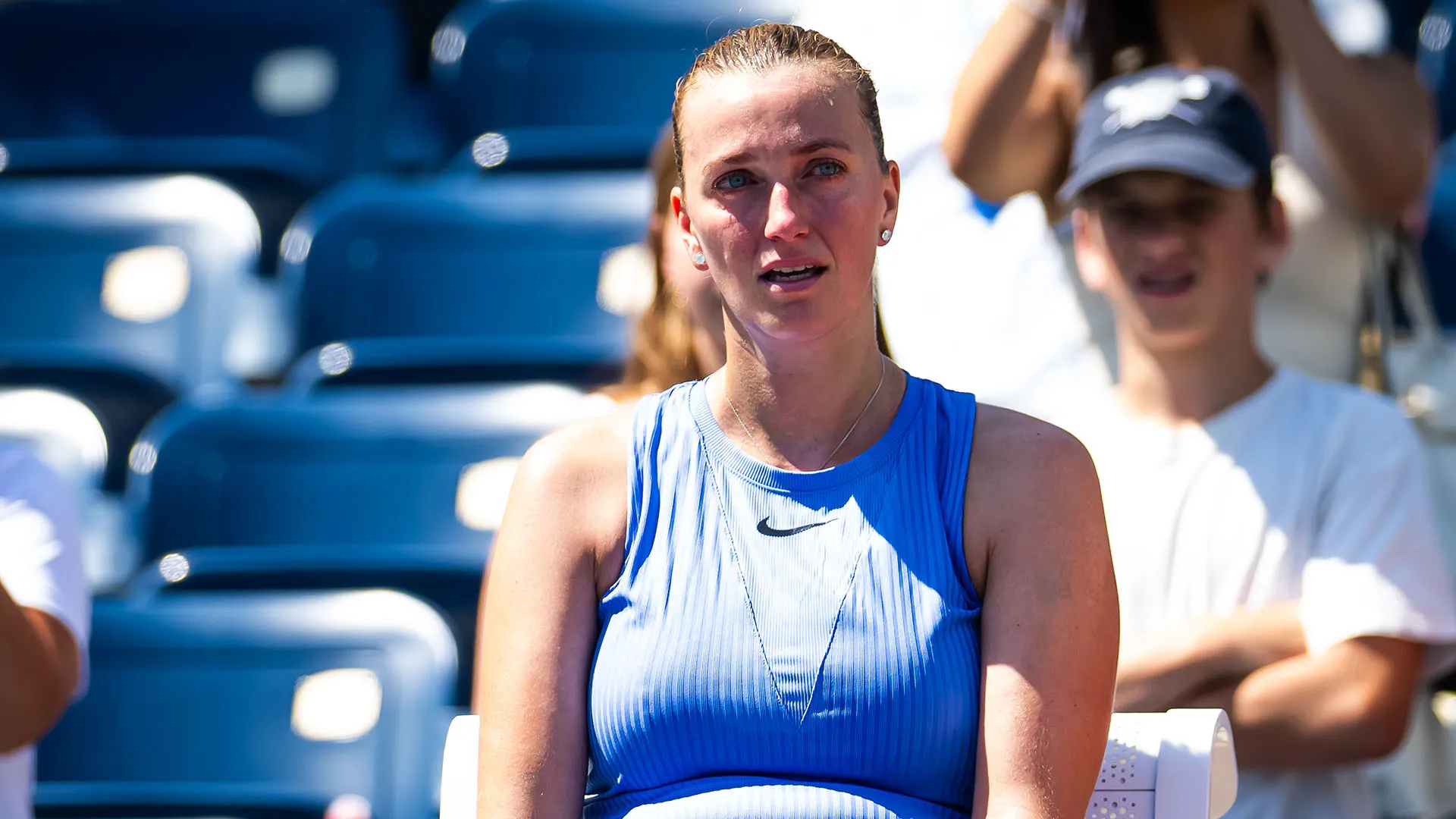 Kvitova è stata sconfitta al primo turno del torneo di New York dalla francese Parry