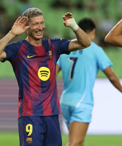 Barcellona a valanga in Corea del Sud: le foto del match