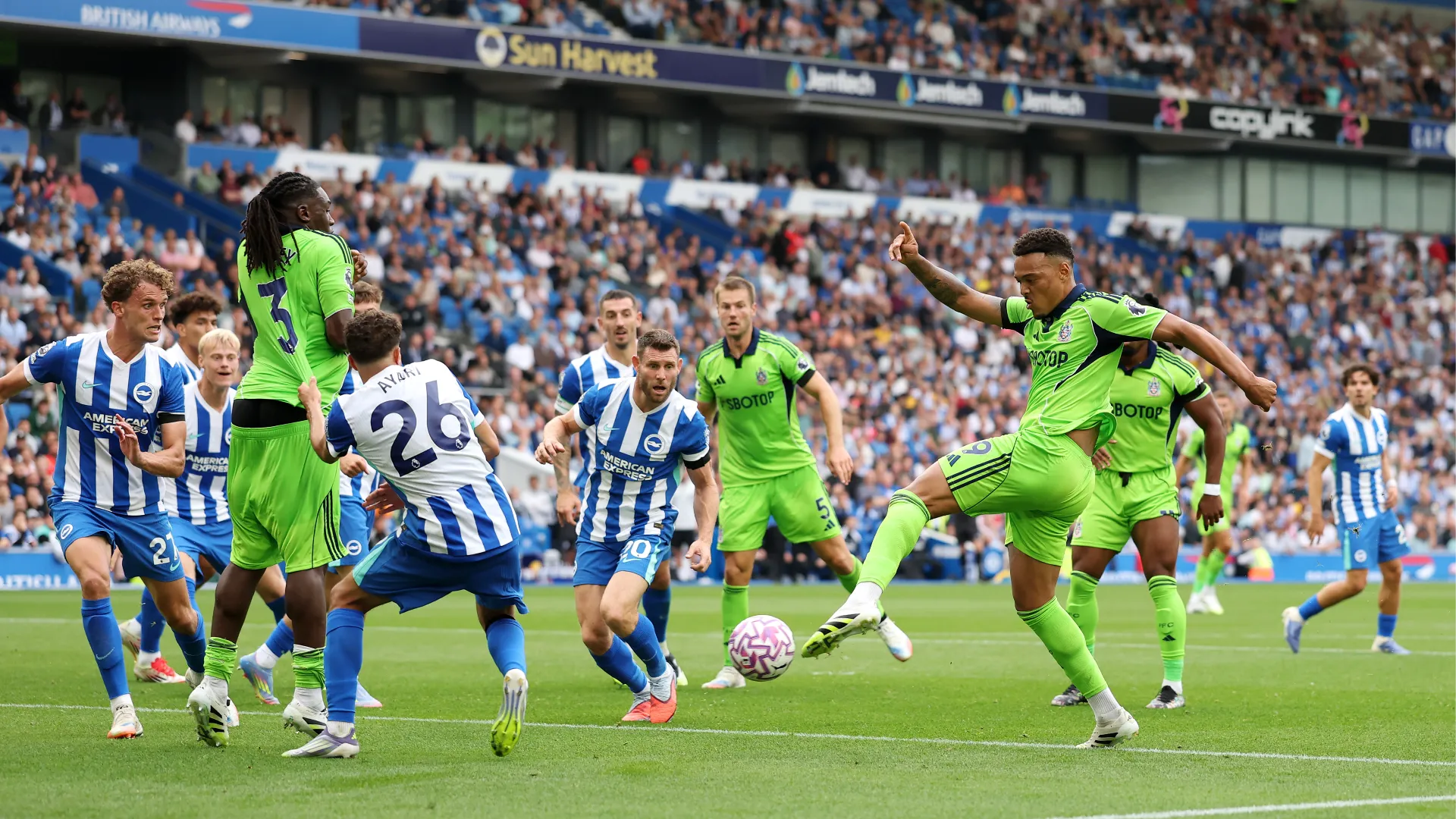 Il calciatore del Fulham ha segnato al minuto 96 della sfida con il Brighton
