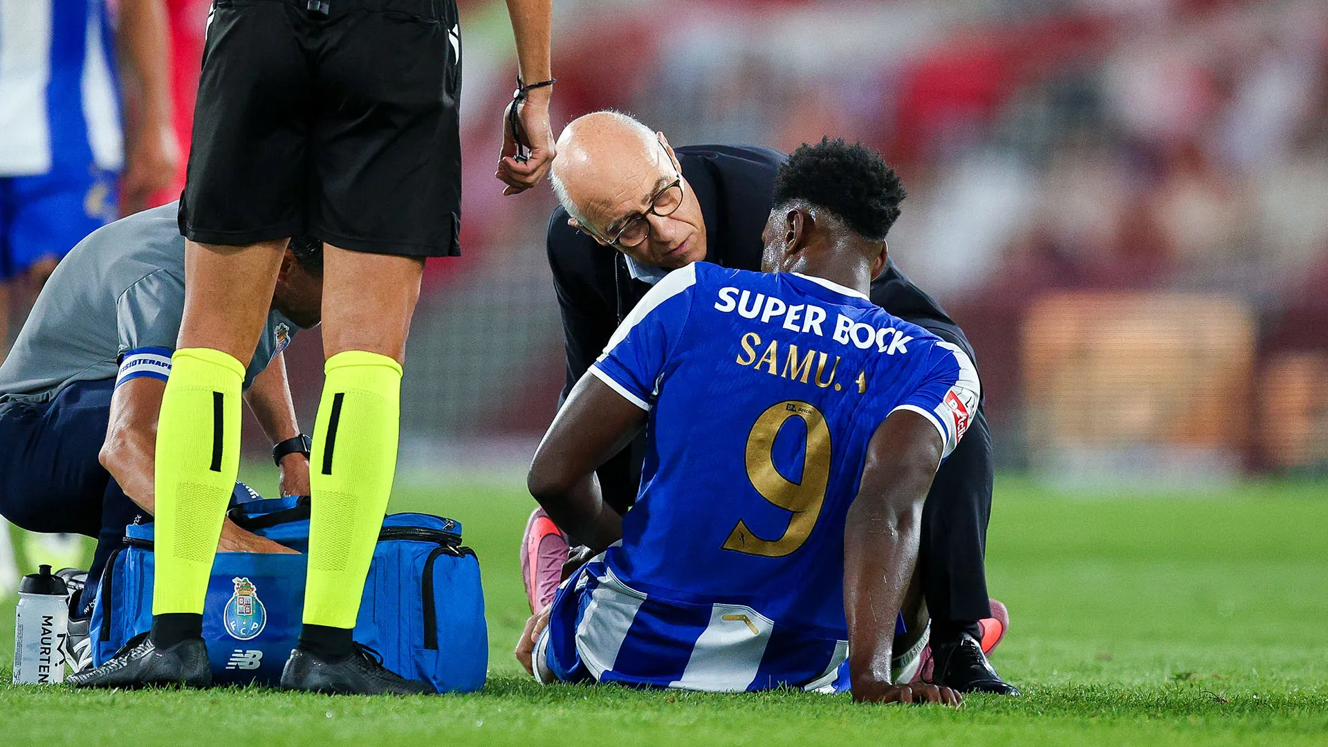 Immediato l'intervento dello staff medico del Porto