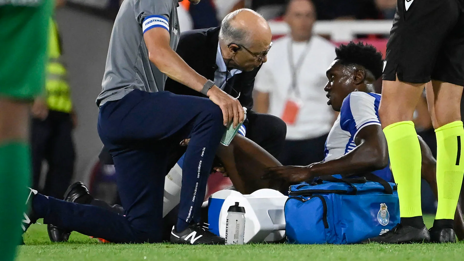 Samu ha avuto un problema alla coscia sinistra e non era in grado di continaure a giocare