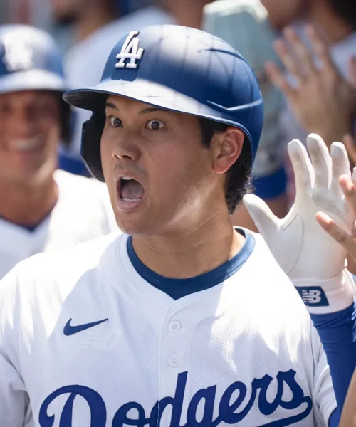 Le foto della esultanza di Shohei Ohtani dopo il grande record