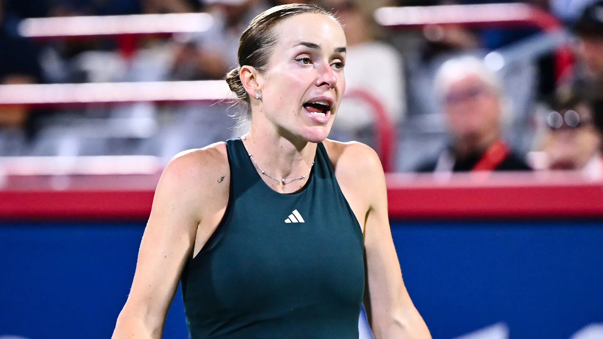 La Svitolina ha tentato di fronteggiare l'avversaria ma non ci è riuscita quasi mai