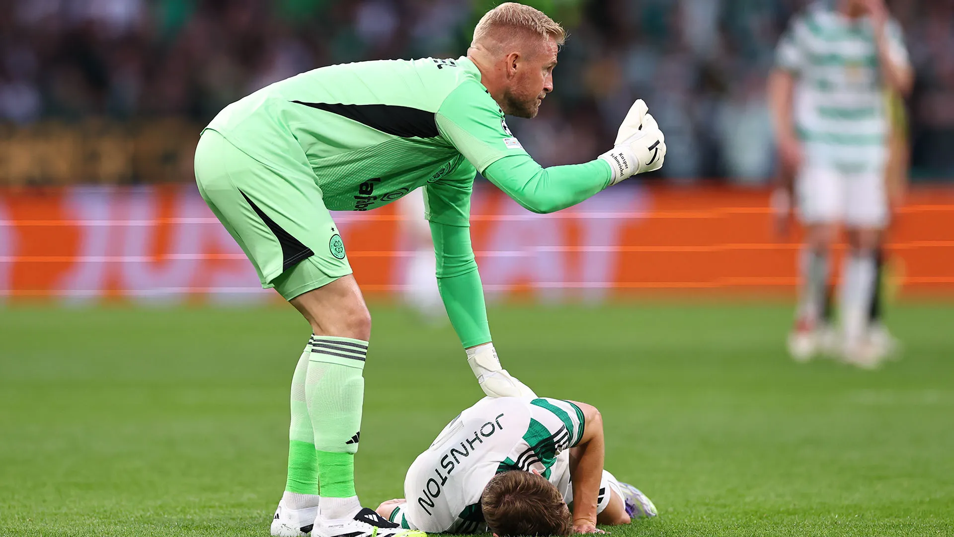 Johnston ha sentito un forte dolore dopo uno scatto