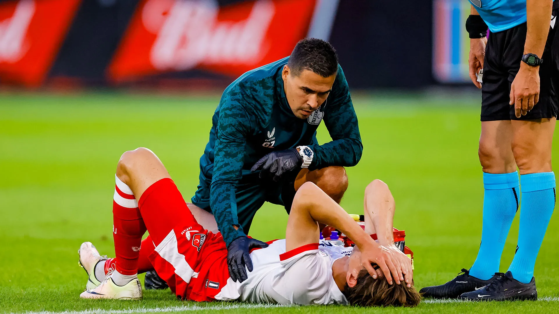 Jensen si è stirato il bicipite femorale nel primo tempo della partita