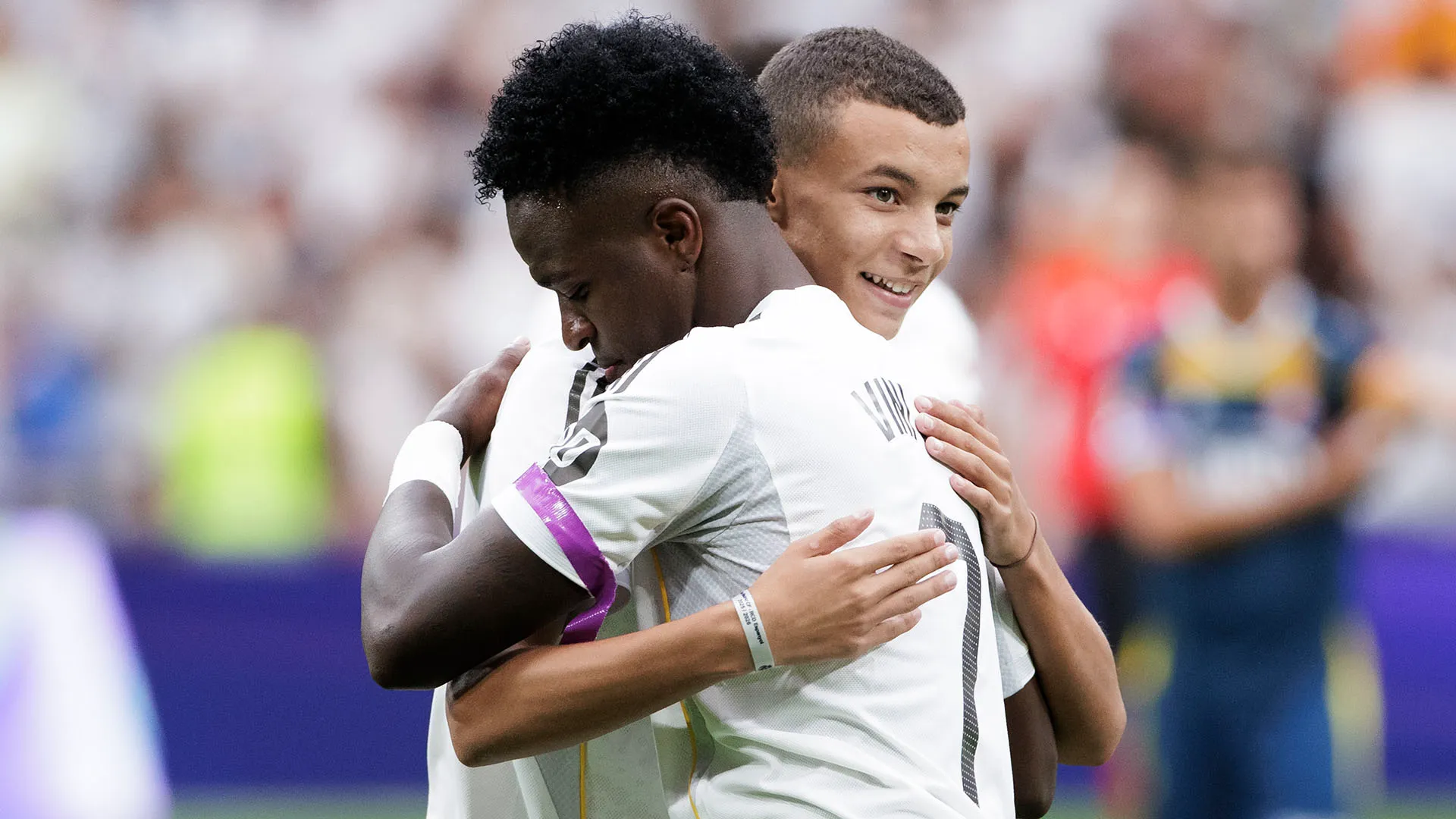 Questo weekend Abderrahim ha avuto la fortuna di essere in campo al Santiago Bernabeu
