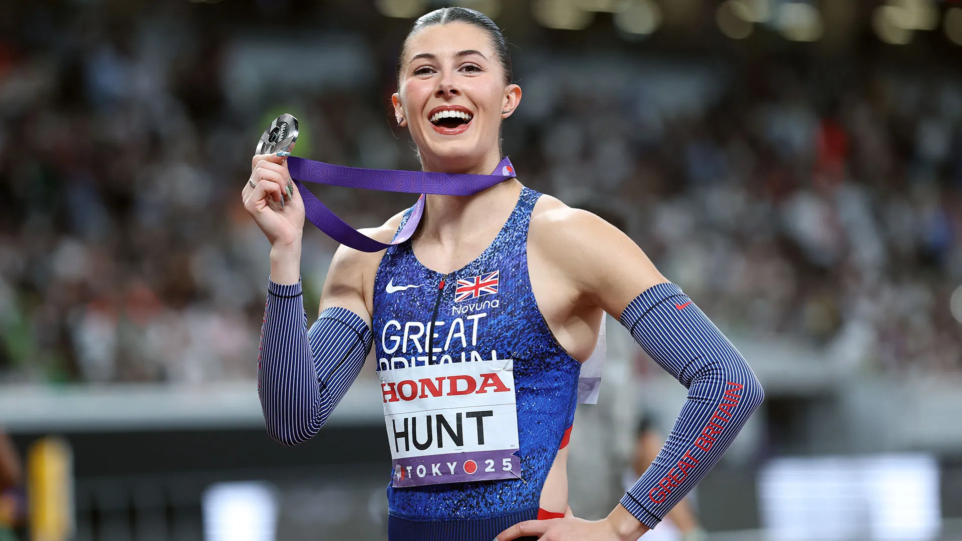 Amy Hunt arrivava da un infortunio che aveva messo in dubbio la sua carriera ad alti livelli