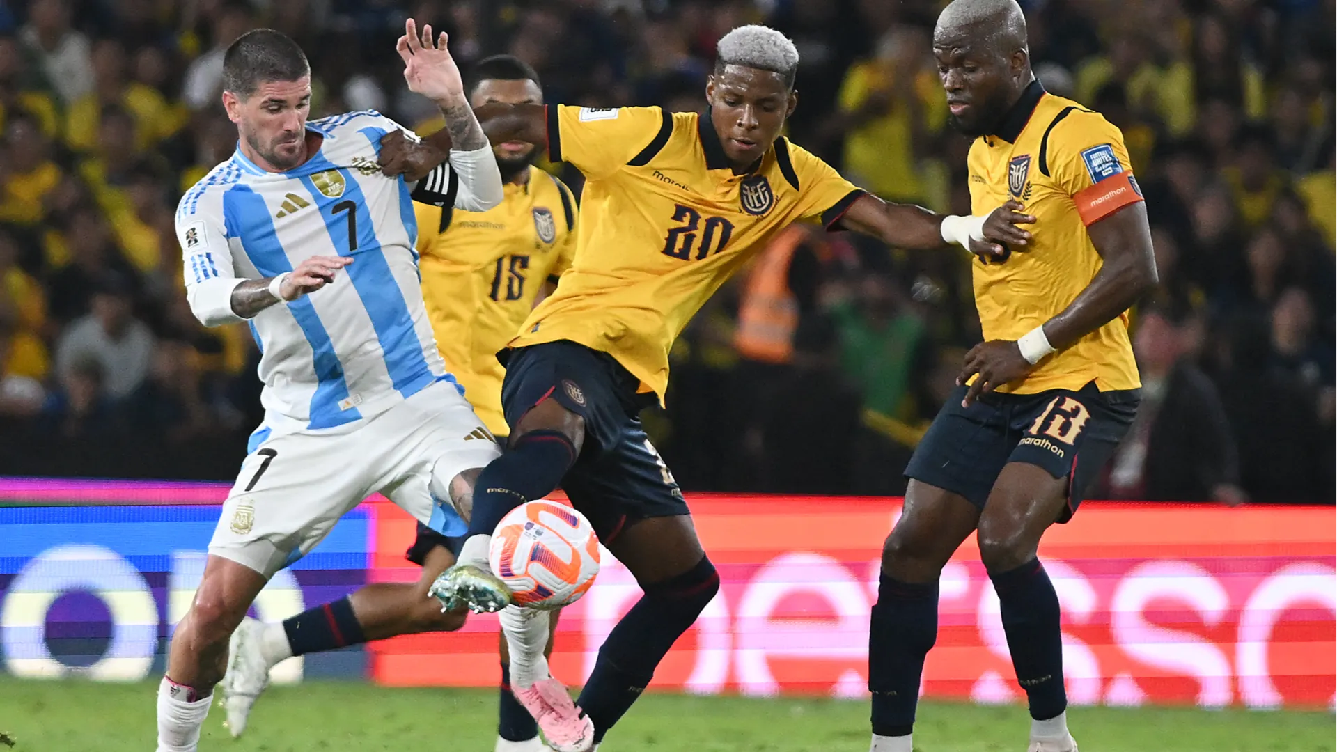 L'Ecuador ha preso fiducia e ha alzato il suo baricentro fino al momento del gol
