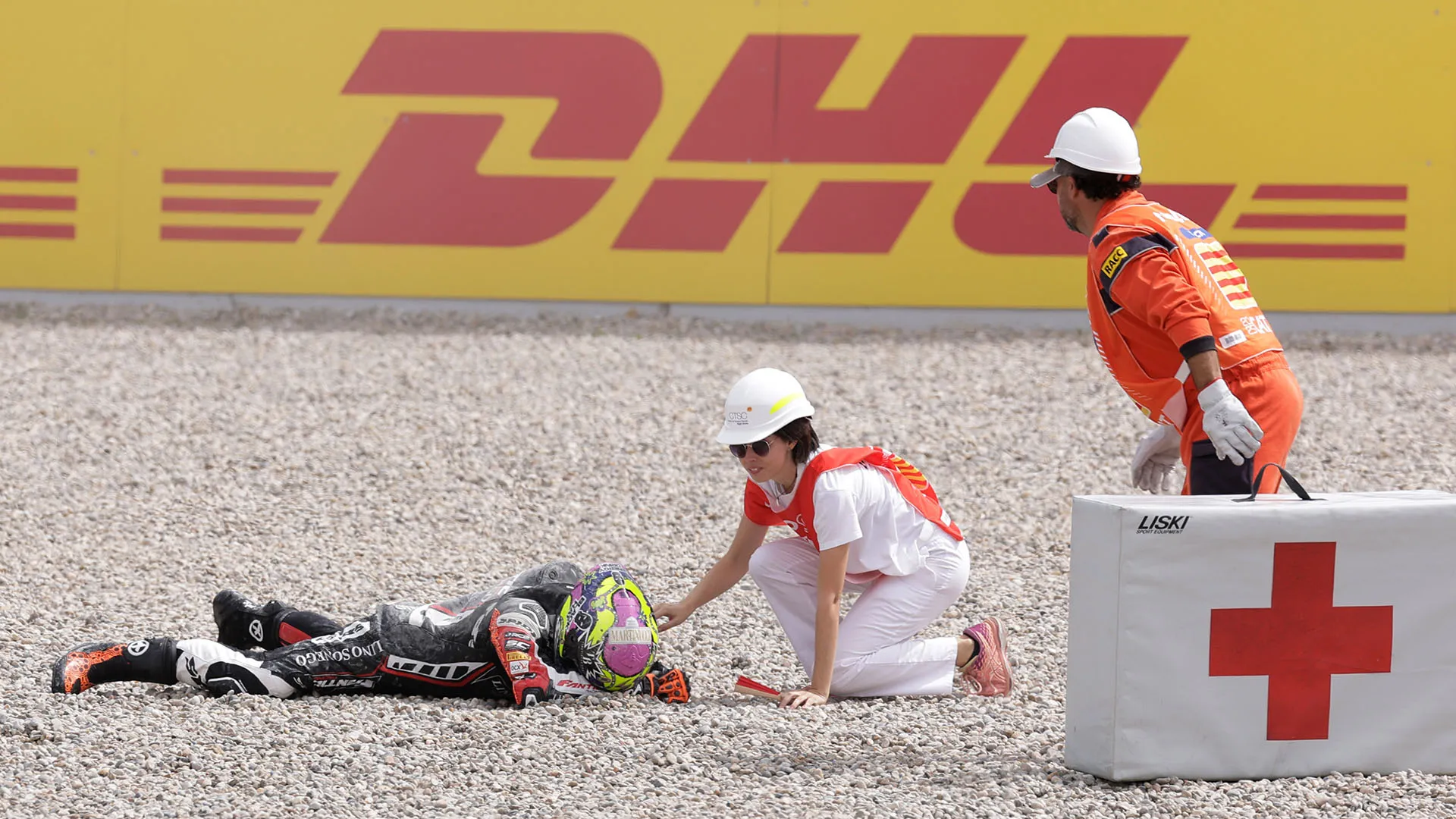 Canet è stato immediatamente soccorso
