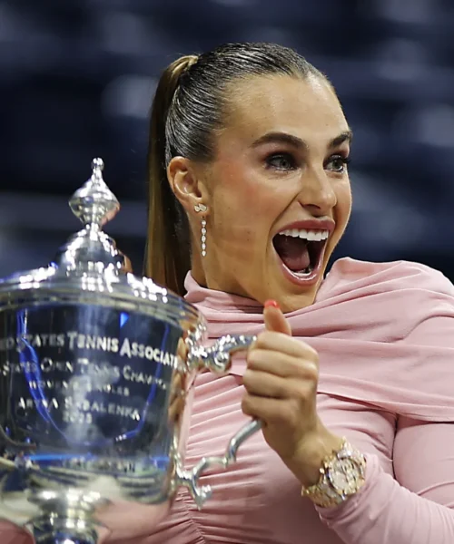 Straordinaria Aryna Sabalenka: le foto del grande trionfo