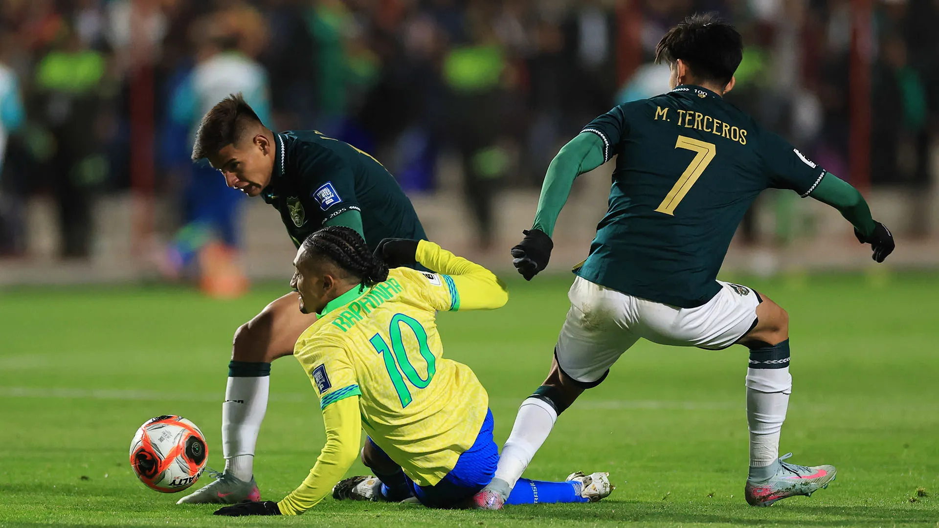 I boliviani hanno approcciato benissimo al match e il Brasile è andato subito in difficoltà