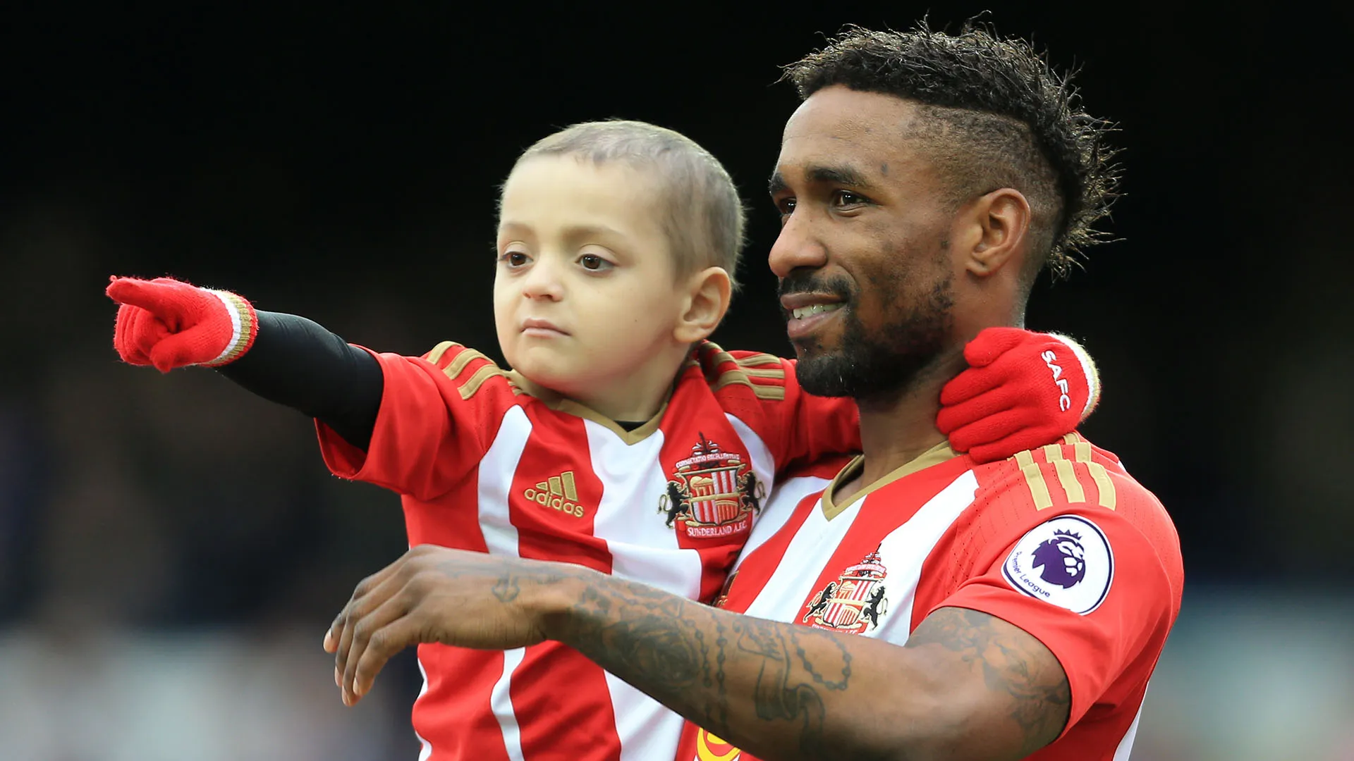 Bradley aveva stretto un legame fortissimo con Jermain Defoe

