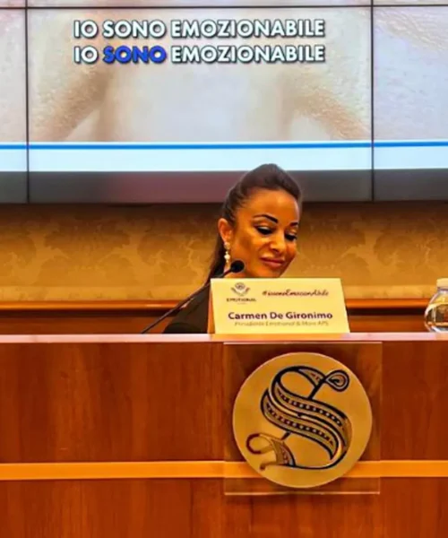 Carmen De Gironimo ha presentato al Senato il suo nuovo progetto sociale