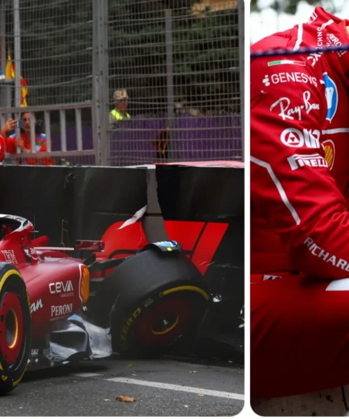 Charles Leclerc, ma cosa sta capitando? Le foto del nuovo incidente