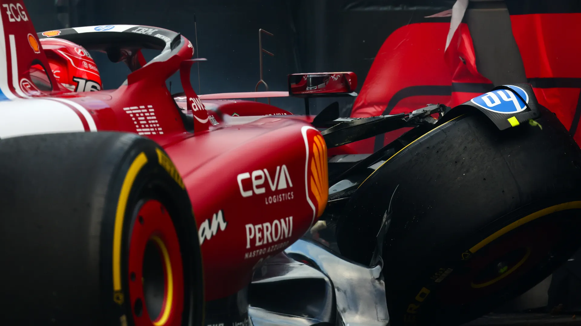 A Baku il ferrarista è andato contro il muro sabato...