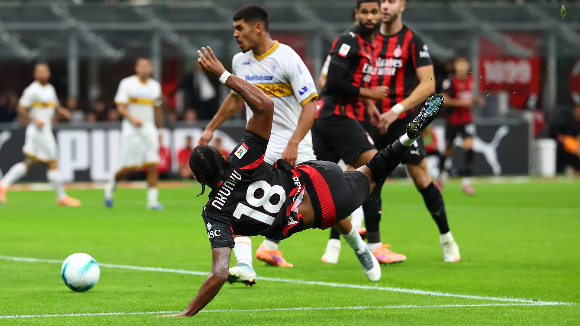 Al 51' è arrivato anche il primo gol di Nkunku con la maglia del Milan