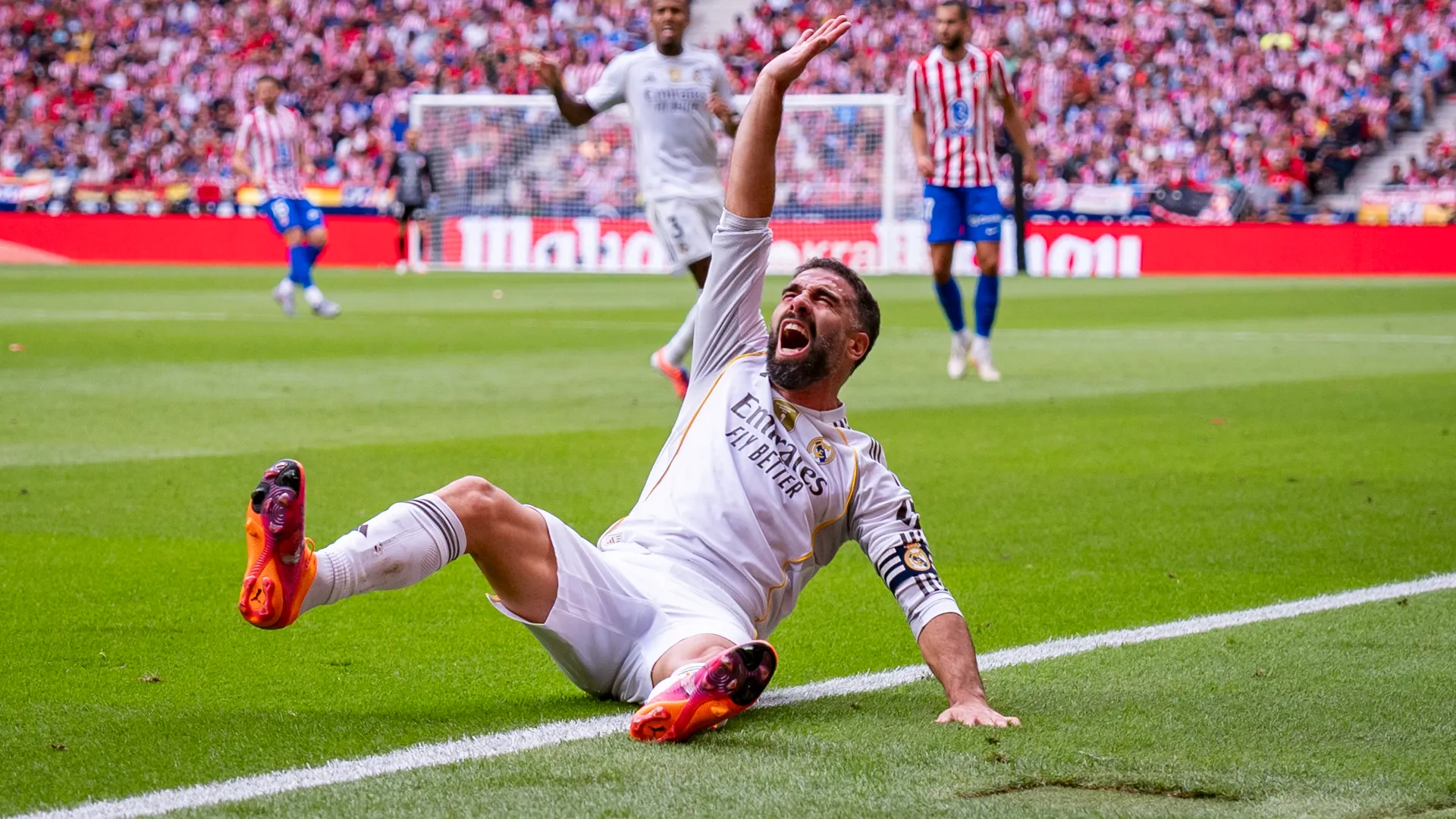 Durante la partita si è fatto male Dani Carvajal: l'infortunio è serio
