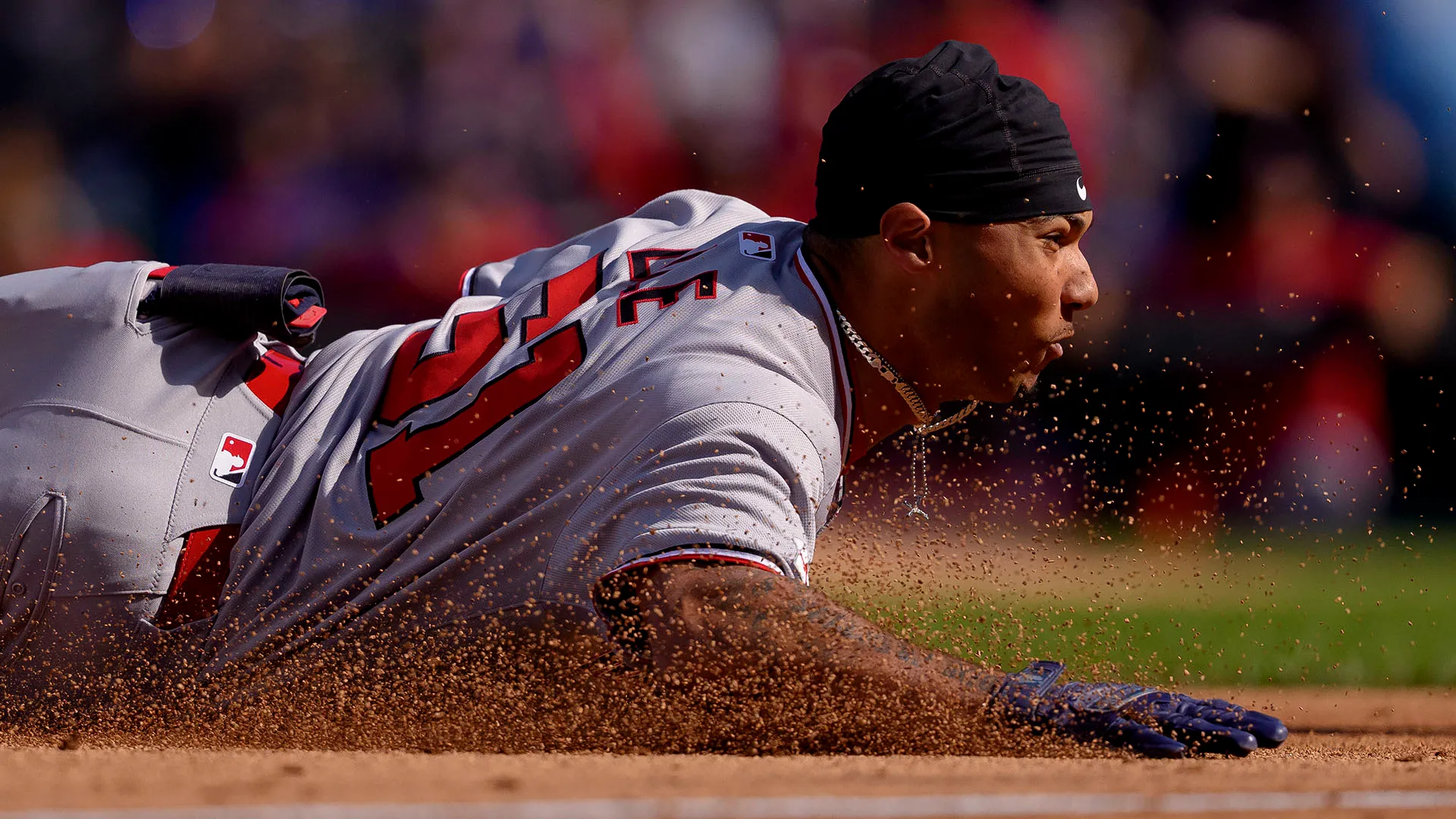 Daylen Lile ha rischiato grosso durante la partita di MLB tra i Washington Nationals e i New York Mets
