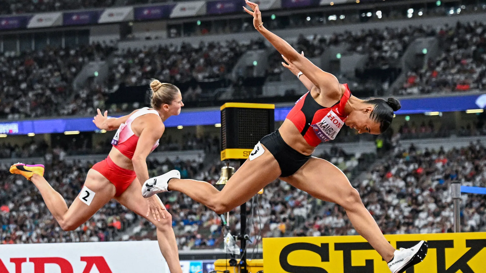Il tempo è solo 0''03 più alto del record europeo di Yordanka Donkova
