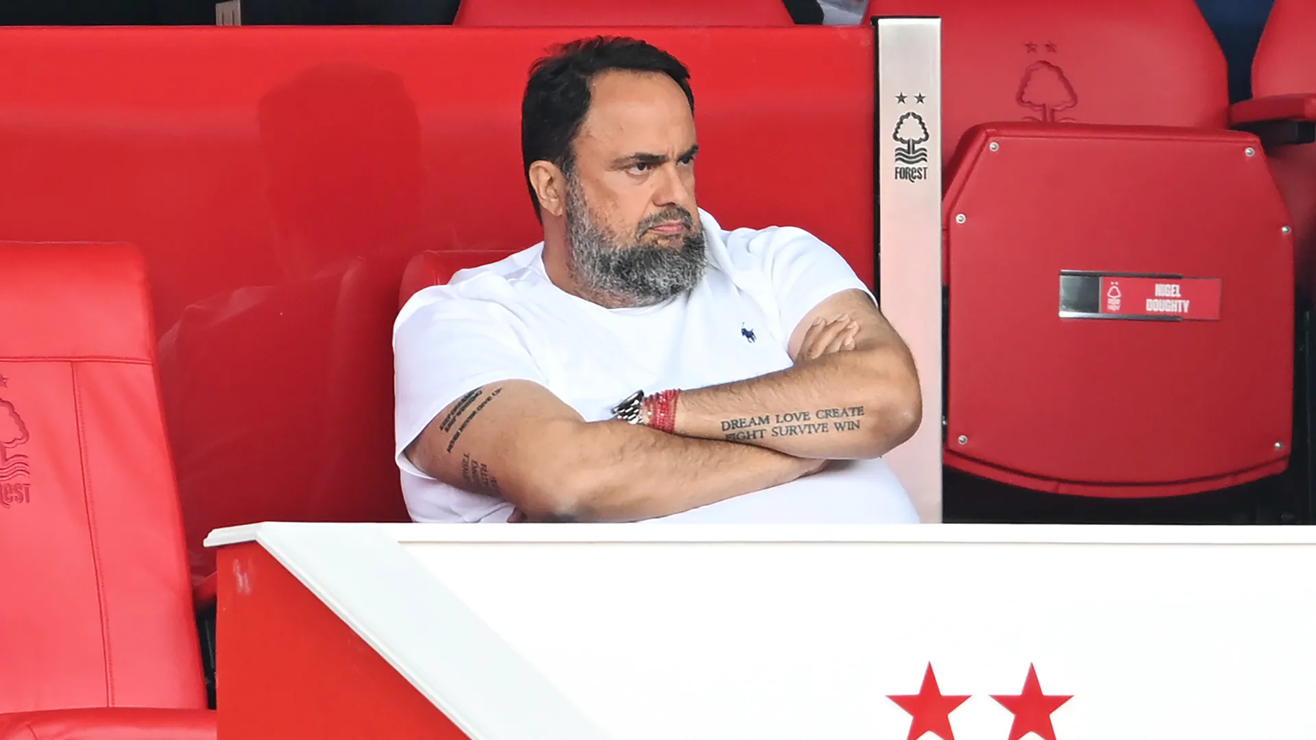 Negli ultimi tempi la popolarità del presidente del Nottingham Forest è cresciuta moltissimo
