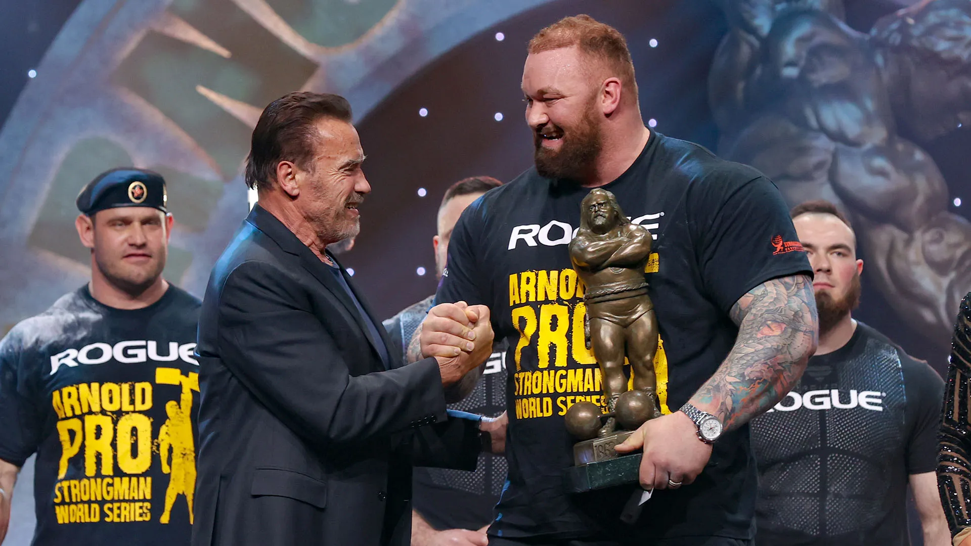 Nel 2018 ha vinto l'Arnold Strongman Classic