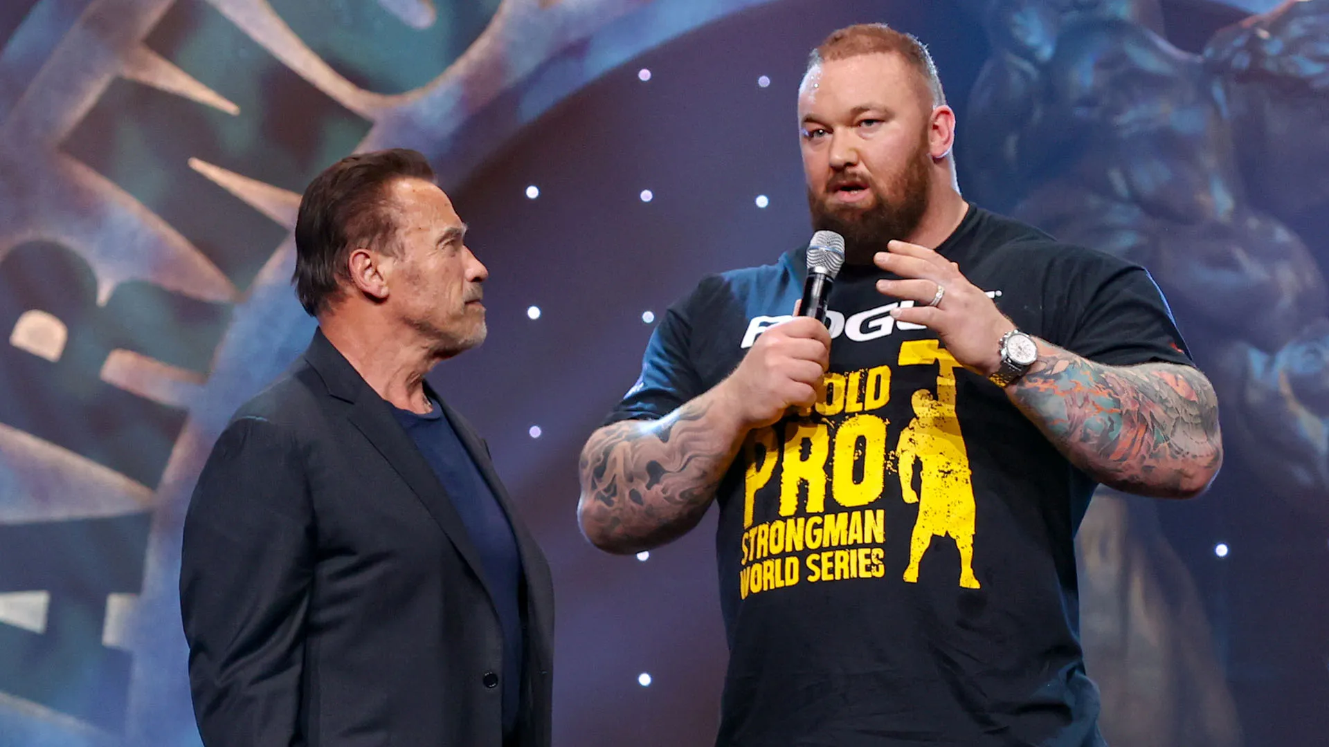Björnsson è alto oltre 2 metri e pesa quasi 200 kg