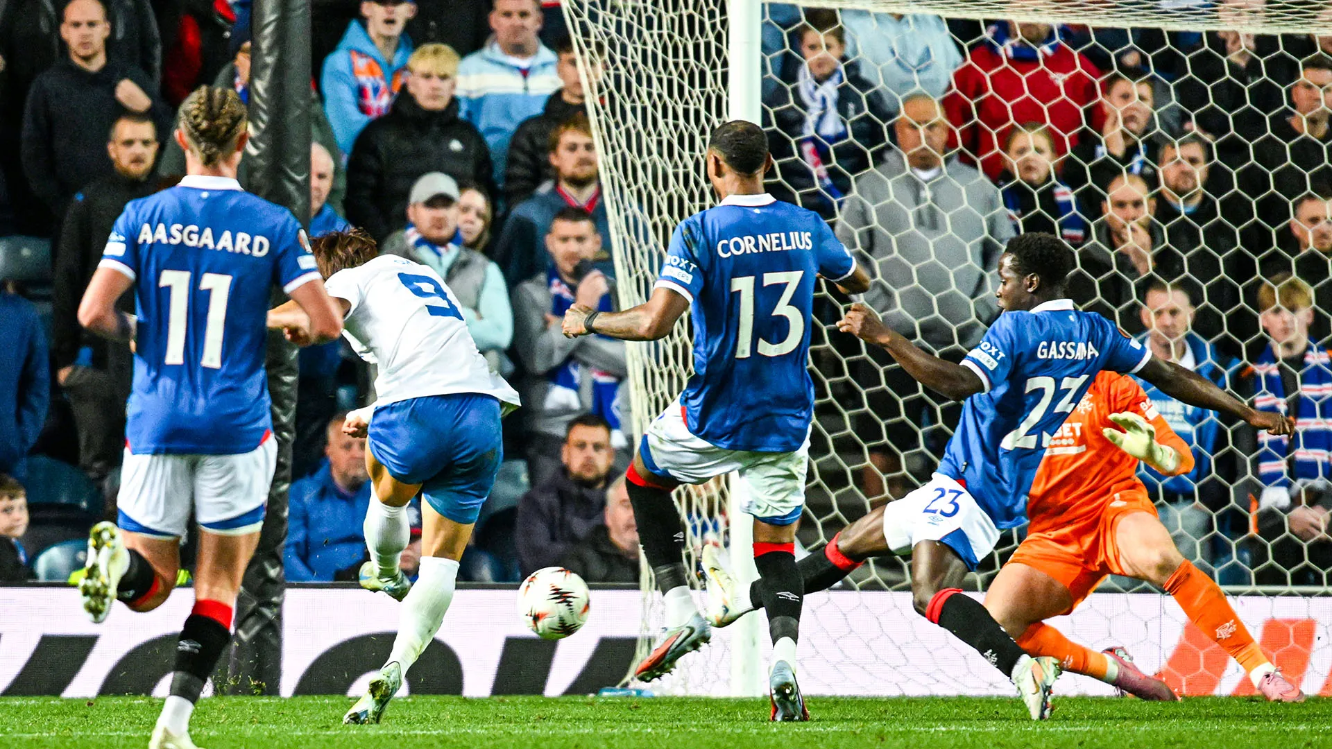 Hyeongyu Oh ha segnato il gol che ha permesso al Genk di battere i Rangers 