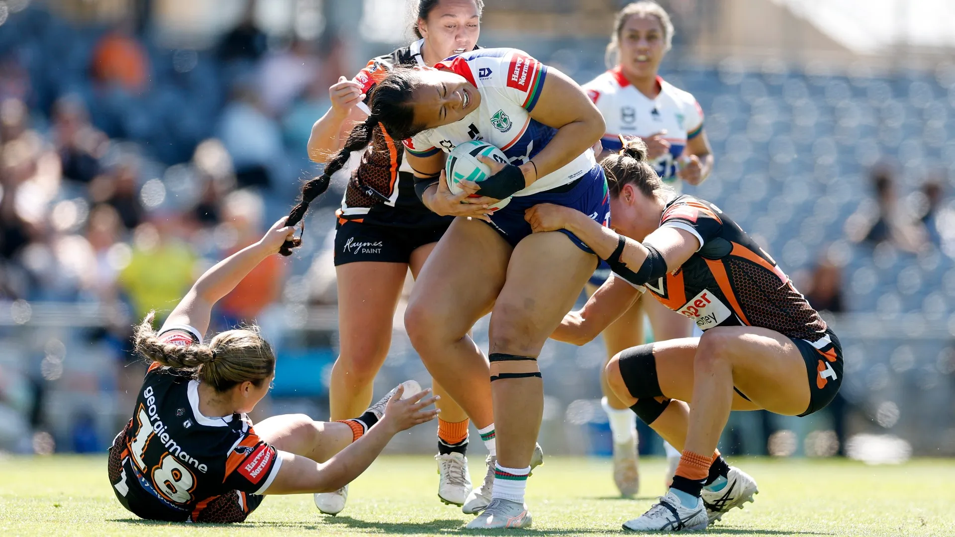 Ivana Lauitiit e le giocatrici del New Zealand Warriors non l'hanno ovviamente bene
