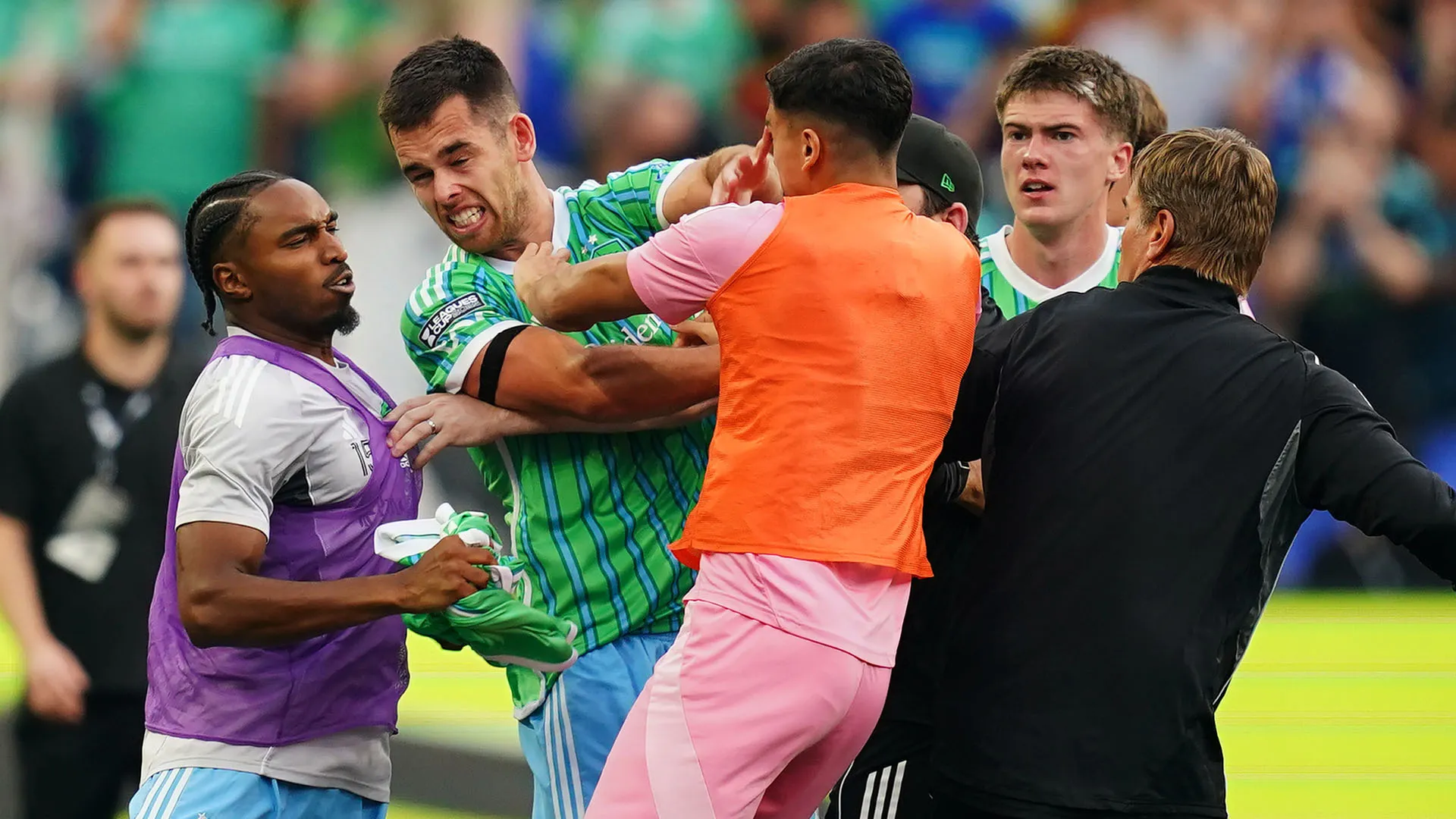 Momenti molto tesi dopo la partita tra Seattle e Inter Miami, valida per la finale di Leagues Cup